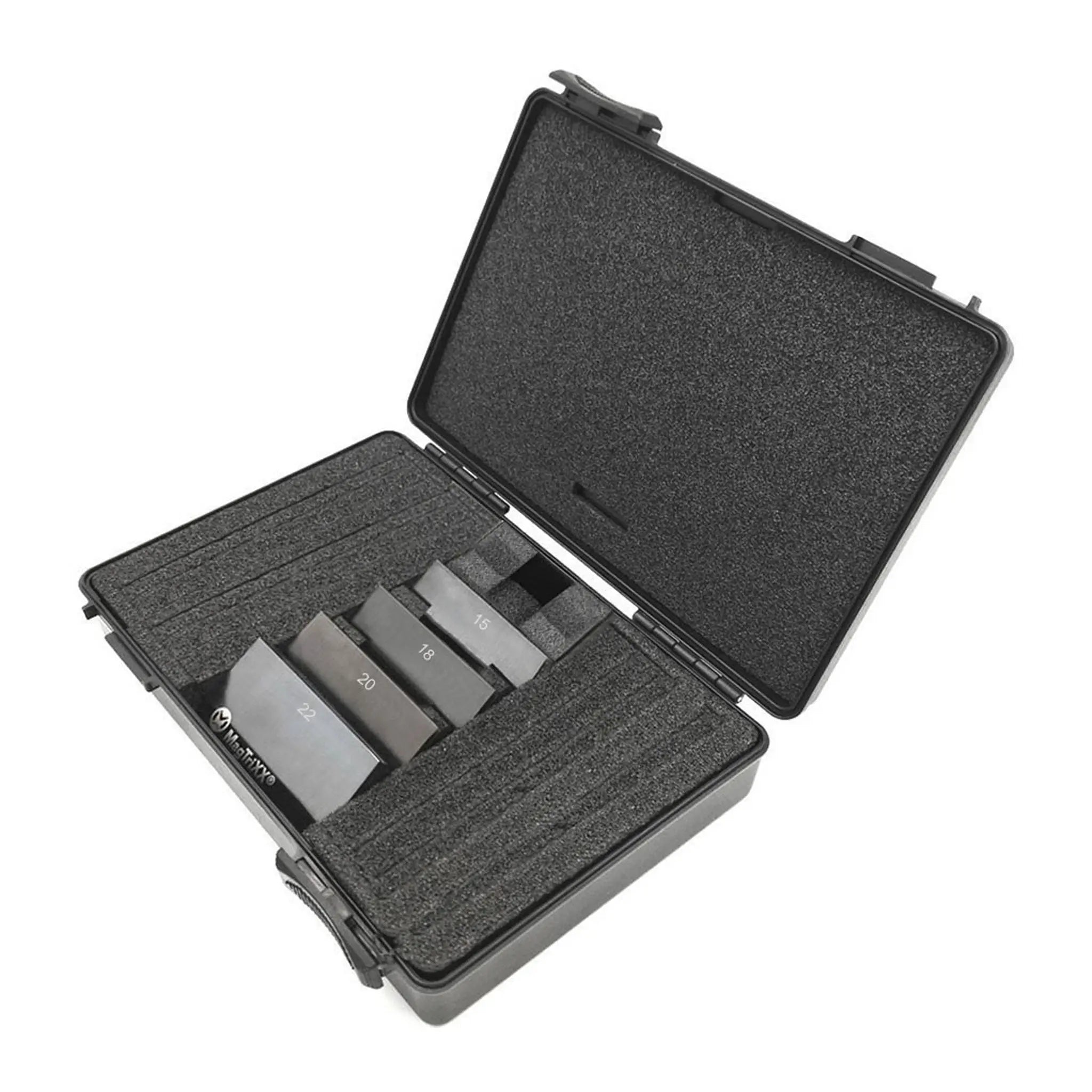 50 mm Parallelunterlagen CNC Set / 4x4 Paar 15/18/20/22x50x2.5 mm