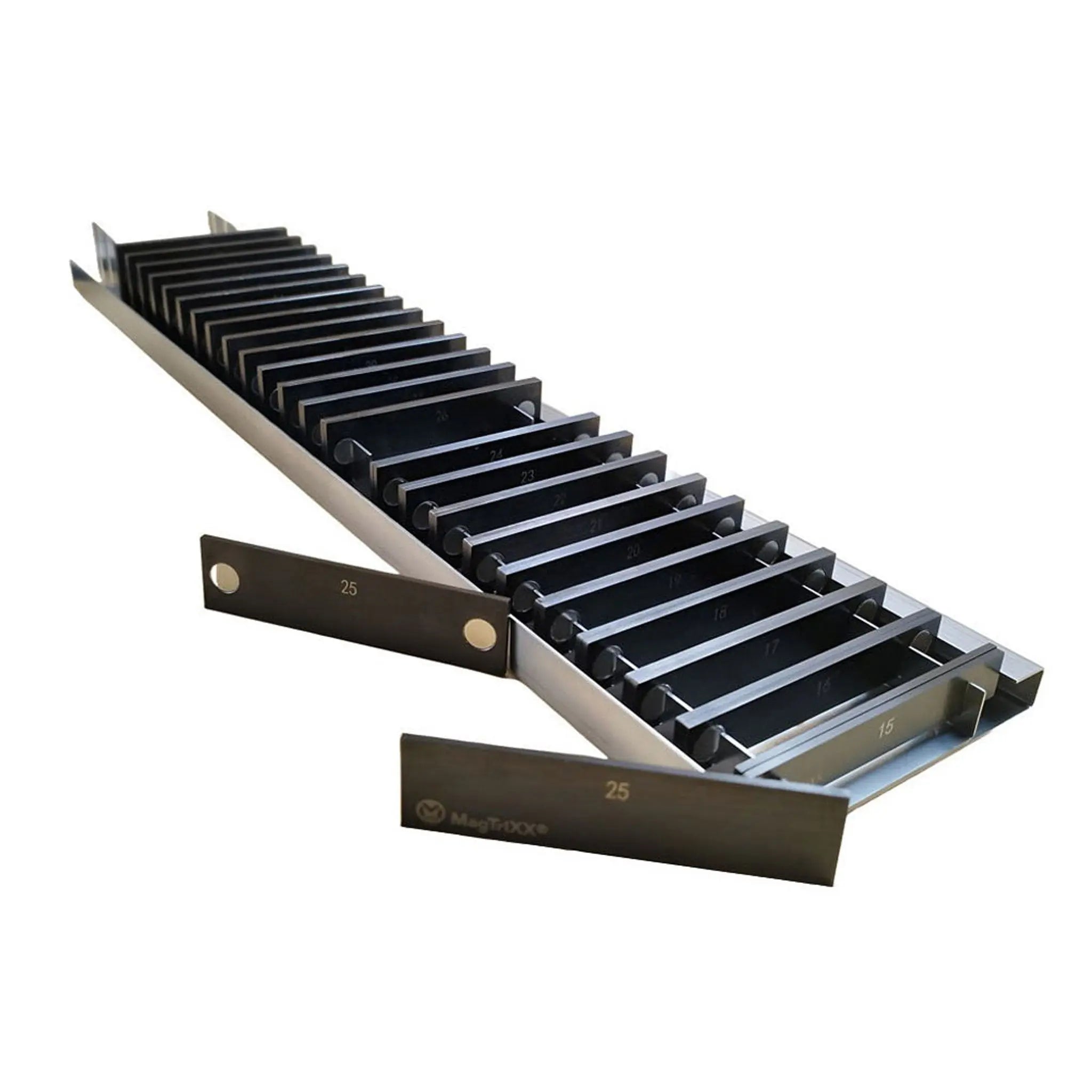 125 mm Parallelunterlagen Satz / 25 Paar 15-39x125x2.5 mm