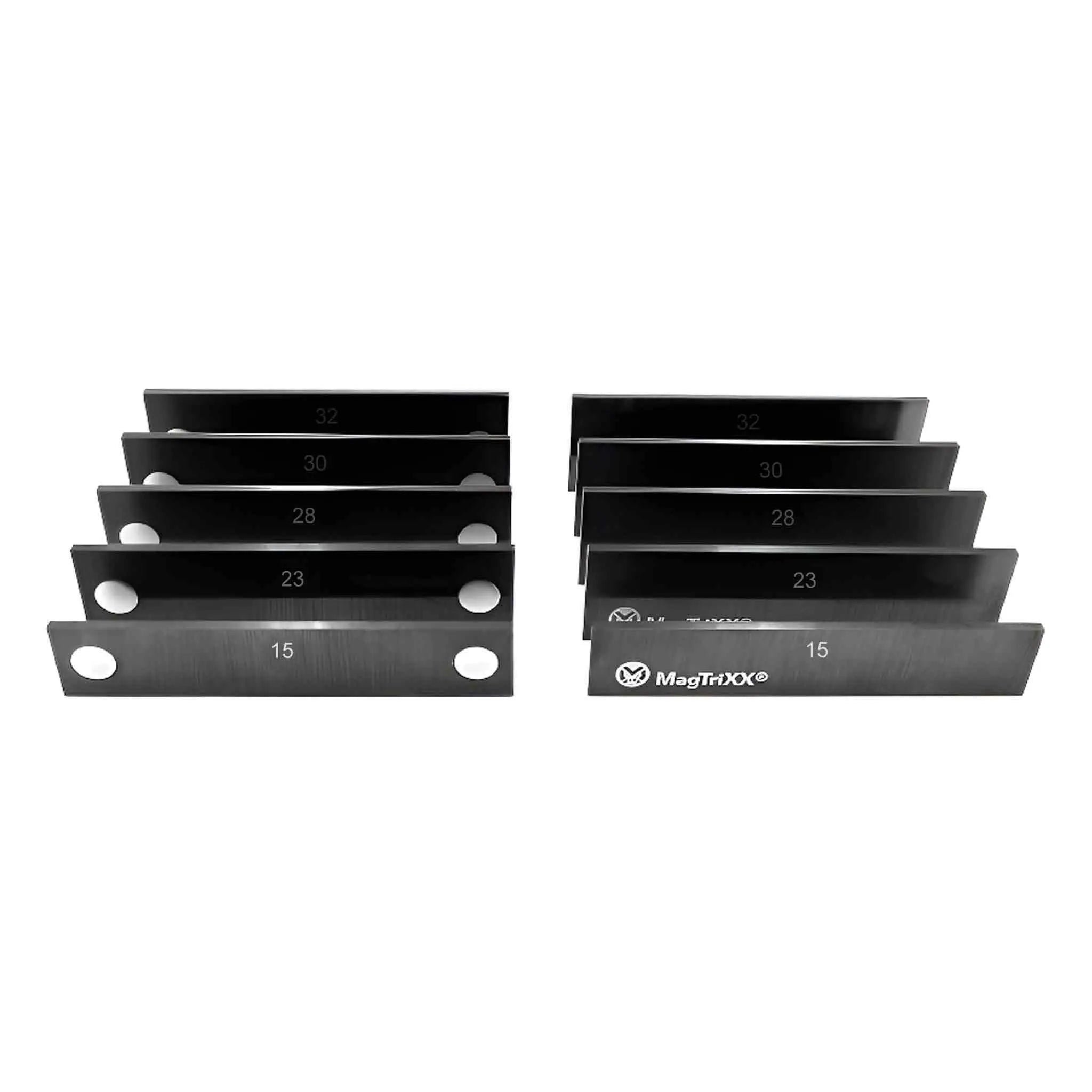90 mm Unterlegleisten Set / 5 Paar 15/23/28/30/32x90x2.5 mm cncmech.de