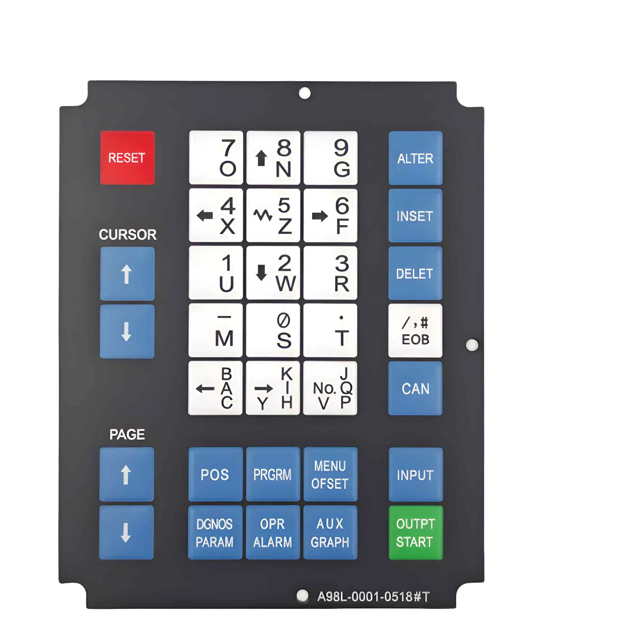 A98L-0001-0518#T – Fanuc Tastaturfolie für Bedienfelder cncmech.de