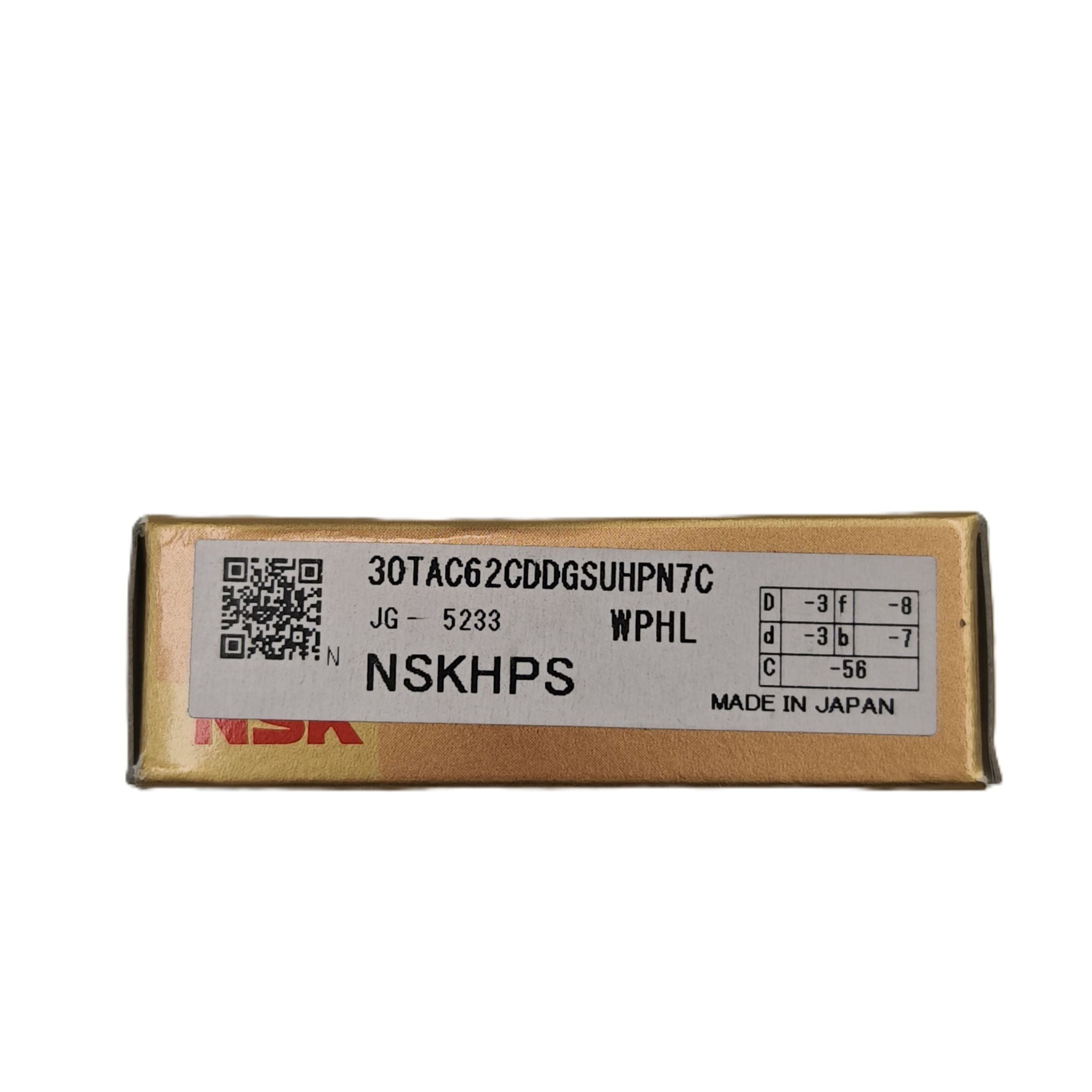 NSK angular contact ball bearing axial 30TAC62CSUHPN7C