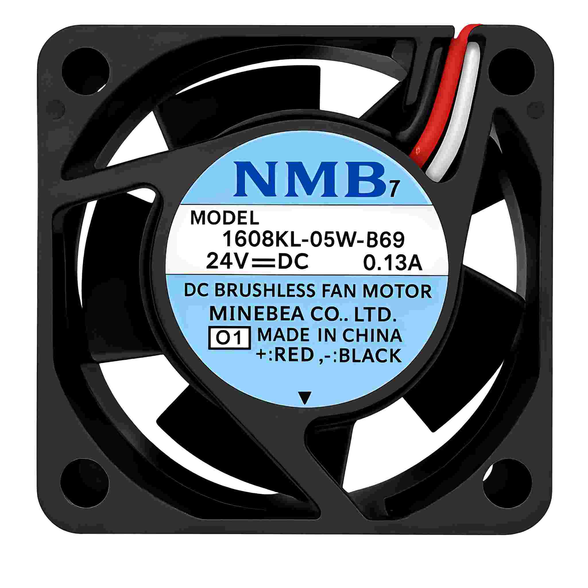 NMB-MAT 1608KL-05W-B69 Axiallüfter 5V für CNC-Steuerungen
