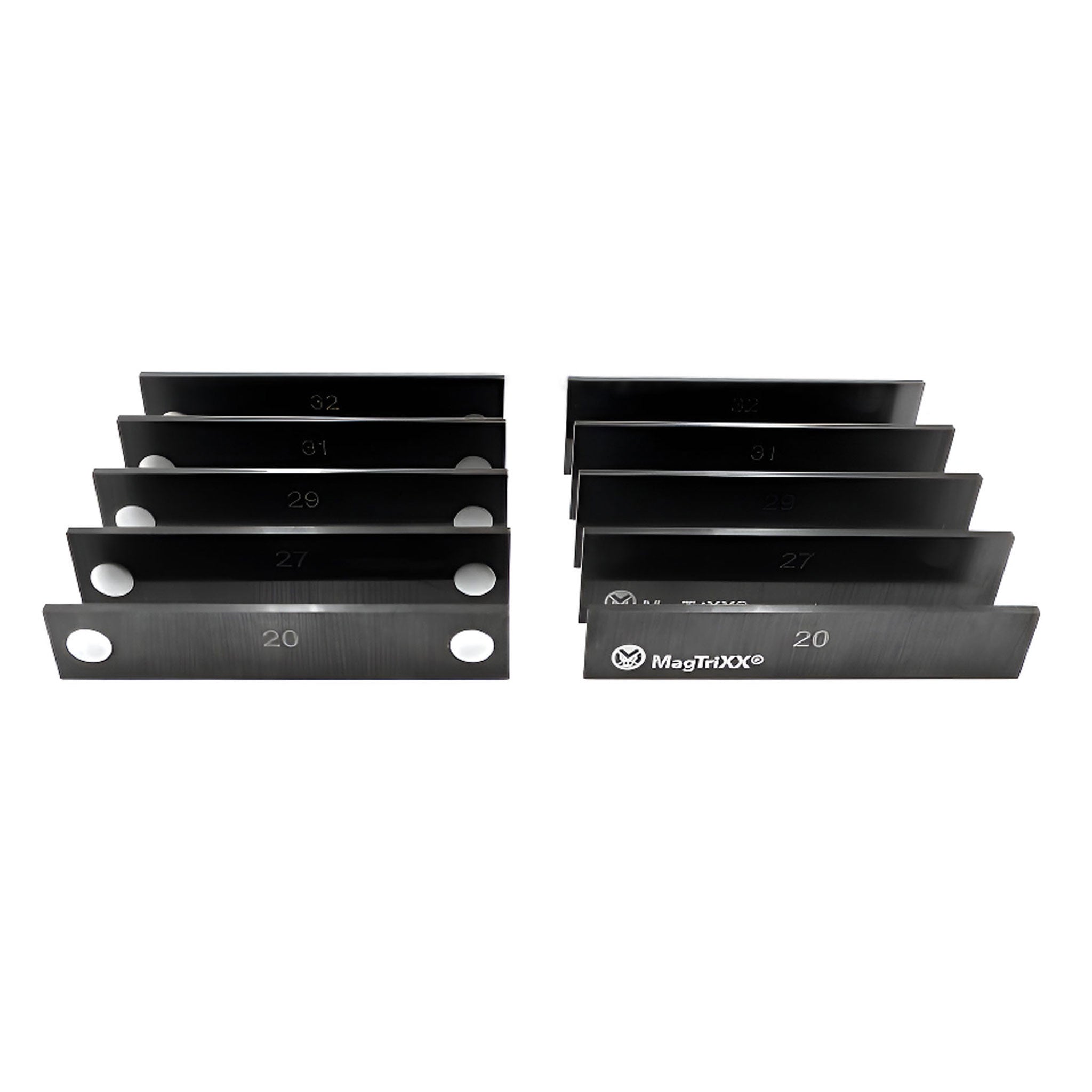 Parallelunterlagen-Set 100 mm /25 Paar 15-39x100x2.5mm